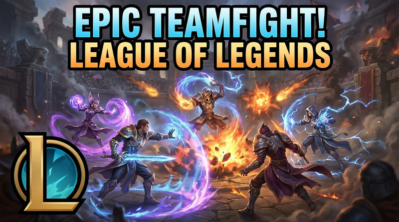 91英雄联盟团战解说视频